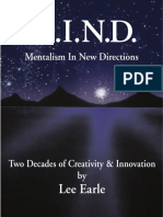 M I N D Mentalism in New Directions Two