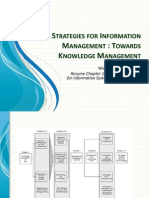 Strategies For Information Management, Towards Knowledge Management