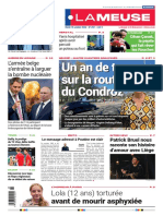 Journal La Meuse Liege et Basse Meuse du 18 Octobre 2022