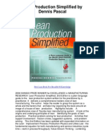 Lean Production Simplified by Dennis Pascal - 5 Star Book Review