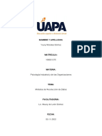 Tarea 3 - Psicología Industrial y de Las Organizaciones - Métodos de Recolección de Datos