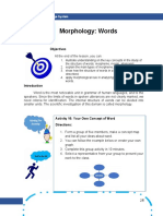 MORPHOLOGY