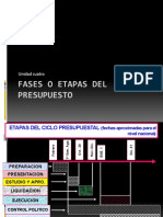 5 Fases o Etapas Del Presupuesto