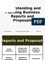 Understanding and Planning Business Reports and Proposals