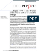 Arapitsas Et Al 2018 The Impact of SO2 On Wine Favanols and Indoles in Relation To Wine Style and Age