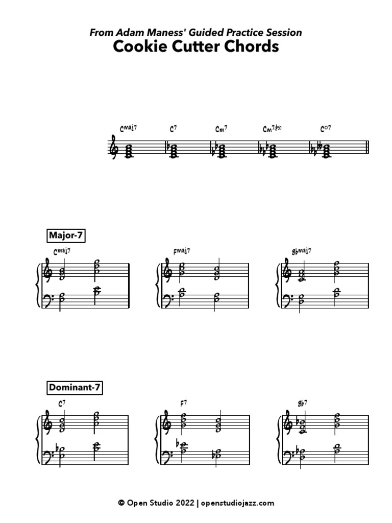 Cookie Cutter Chords PDF