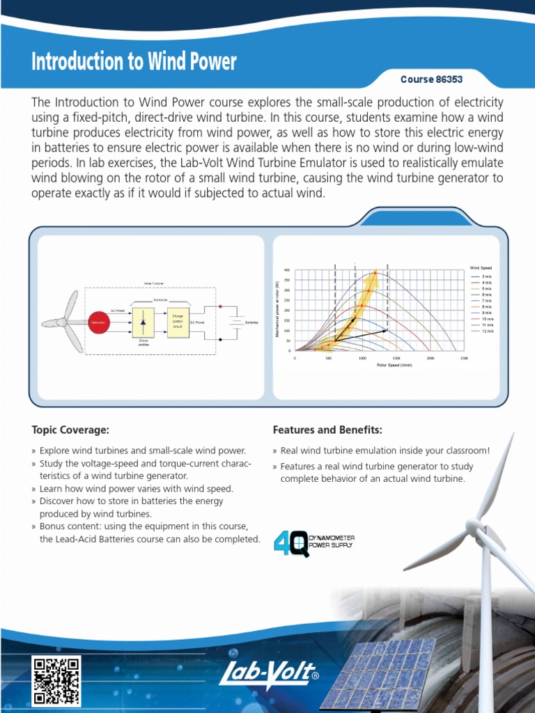 Introduction To Wind Power: Topic Coverage: Features and Benefi Ts ...