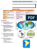 Configuración y organización territorial del Perú