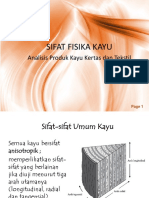 Sifat Fisika Kayu