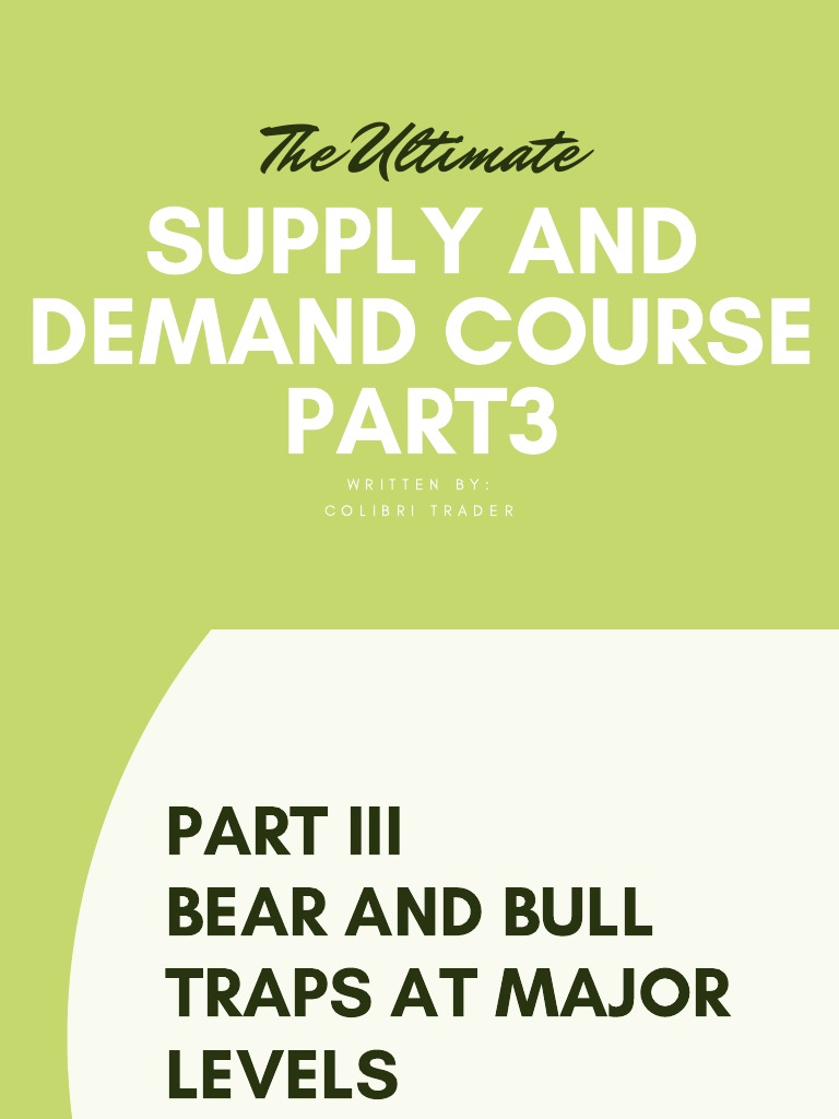 The Ultimate Supply and Demand Course PDF