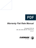 Evinrude E-TEC G2 Flat Rate Guide