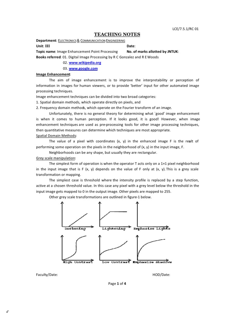 Digital Image Processing U3 | PDF | Aperture | Electromagnetic Radiation