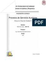 Procesos Auxiliares: Combustibles