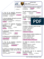 Miscelánea de Categorías Gramaticales - Lenguaje