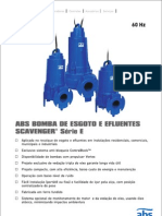 Especificações para Bomba Recalque