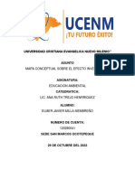 Universidad Cristiana Evangelica Nuevo Milenio": Mapa Conceptual Sobre El Efecto Invernadero