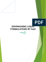 Dishwashing Liquid Formulations PDF
