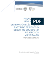 Proyecto de Regulación