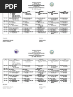 Psychosocial Schedule of Activities G12