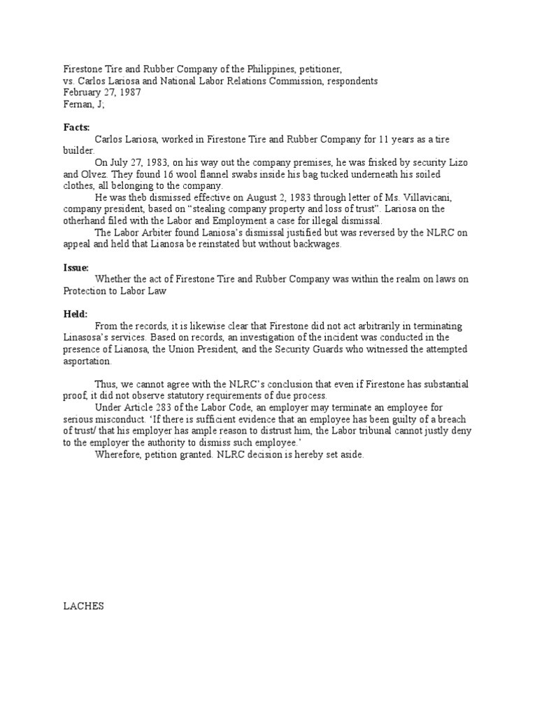 Firestone Tire and Rubber Company of The Philippines Download Free