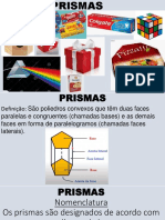 Prismas: definição, classificação, nomenclatura, área e volume