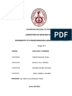 Laboratorio de Máquinas Eléctricas: Universidad Nacional de Ingeniería