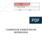 Caderno de Exercícios - Metrologia
