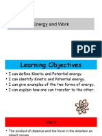 KE Energy and PE Energy Powerpoint No Equations Manipulated