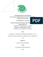 Análisis de La Liquidez de La Empresa Implemagro C.A. en La