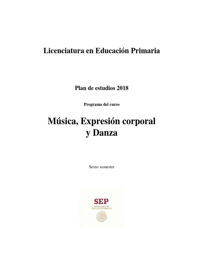 Música y Danza en Educación Primaria | PDF | Educación primaria ...