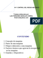 Identificación y control del riesgo mecánico en máquinas