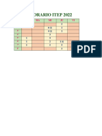 HORARIO ITEP 2022