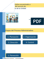 Proceso administrativo encaminado a la humanización del servicio