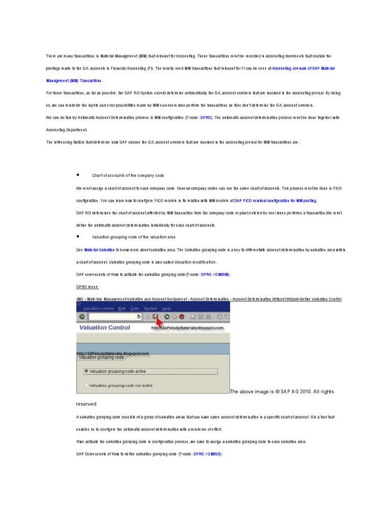 Accounting Journals of SAP Material Management (MM) Transactions PDF