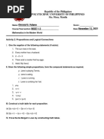 Activity 2 - Logic