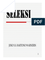 Seleksi III