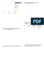 Progresión aritmética: problemas y ejercicios de cálculo de términos y razón