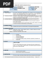 Lesson Plan - Math