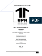 Informe Levantamiento Topografico Con Wincha