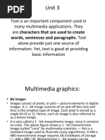 Multimedia Unit-3 Lectures 