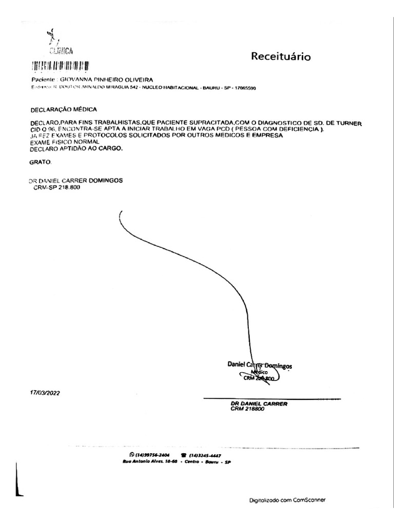 Atestado PCD | PDF