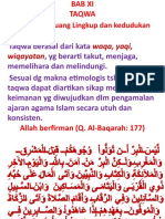 TAQWA DALAM ISLAM