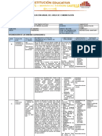 PLANIFICACIÓN ANUAL DEL ÁREA DE COMUNICACIÓN 4 SECUNDARIA