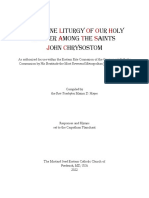 The Divine Liturgy of ST John Chrysostom