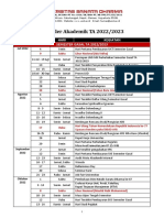 Kalender Akademik USD TA 2022 2023