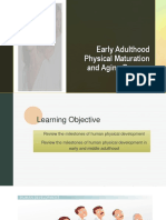 Early Adulthood Physical Maturation and Aging Process - Wahyu - Hanze Class