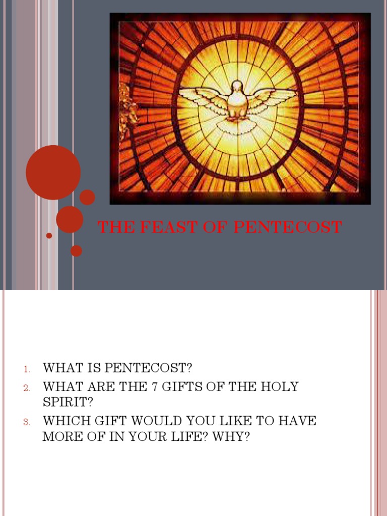 The Feast Of Pentecost Explained – JFFTO