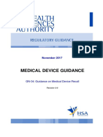 GN 04 r2 2 - Guidance On Medical Device Recall (17nov Pub)