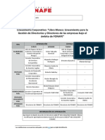Libro Blanco: Lineamiento para La Gestión de Directorios y Directores de Las Empresas Bajo El Ámbito de FONAFE