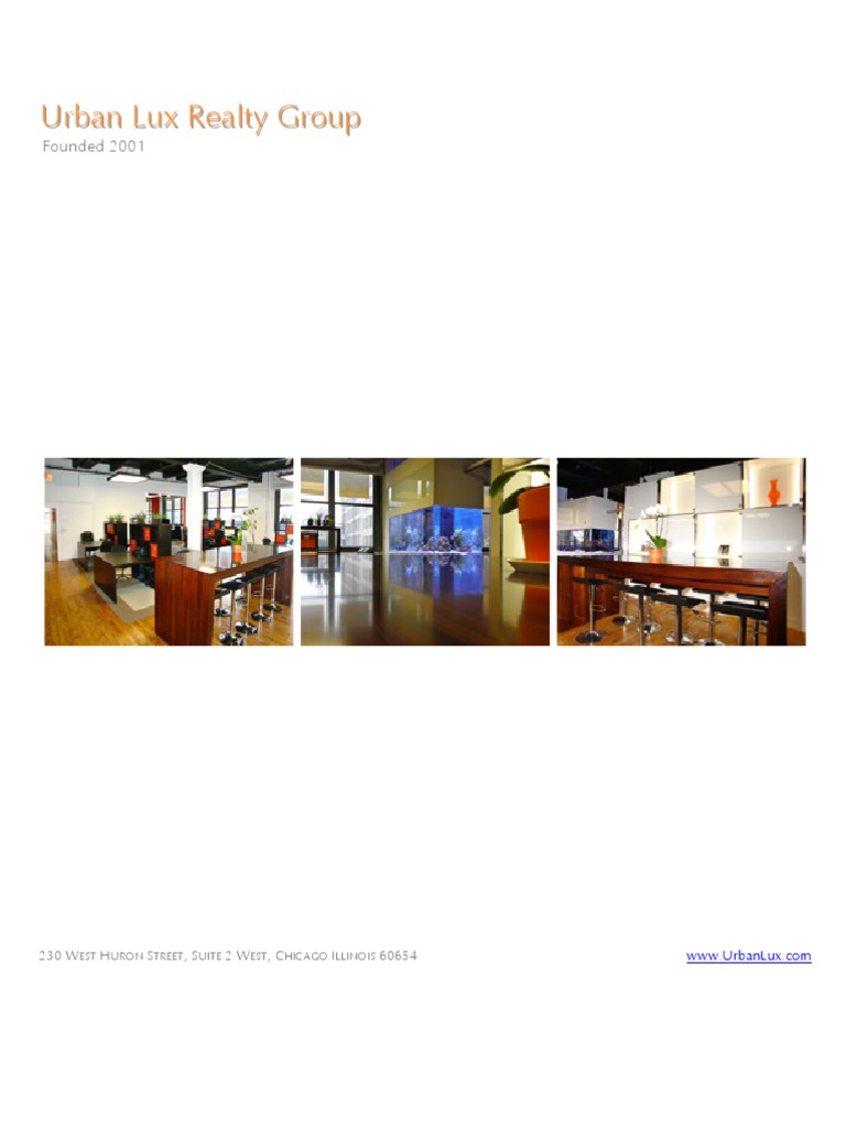 Urban Lux Realty Group PDF Renting Apartment
